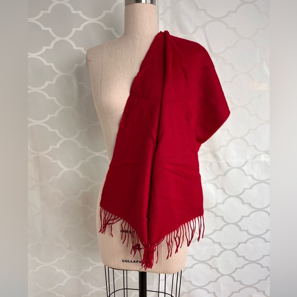 Inner Mongolia Kousei Cashmere 10% Wool 90% New! Scarf shawl soft warm Vintage - Picture 12 of 12